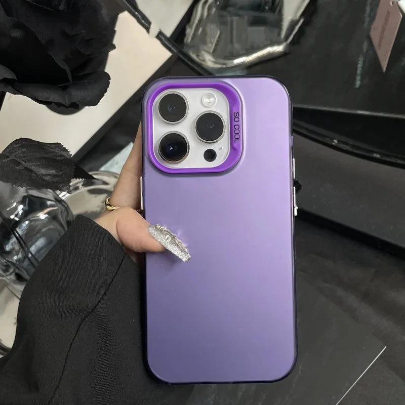 Electroplated IMD Shockproof Phone Case for iPhone