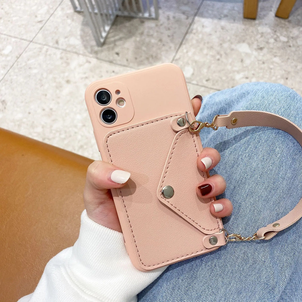 Wallet Function TPU Phone Case for iPhone