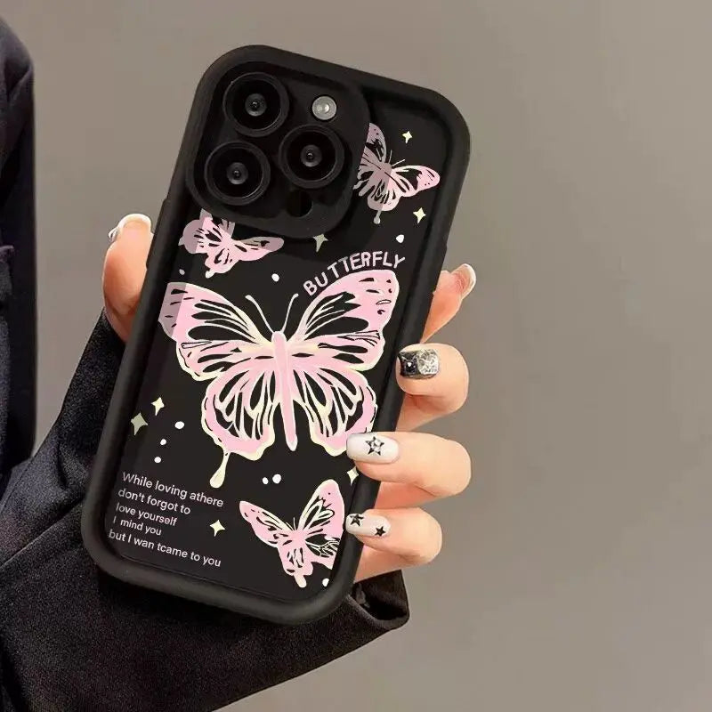 Luxury Butterfly Shockproof Phone Case for iPhone
