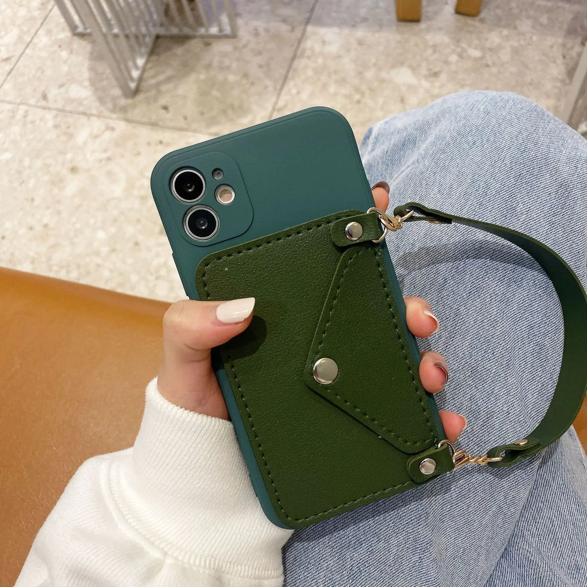 Wallet Function TPU Phone Case for iPhone