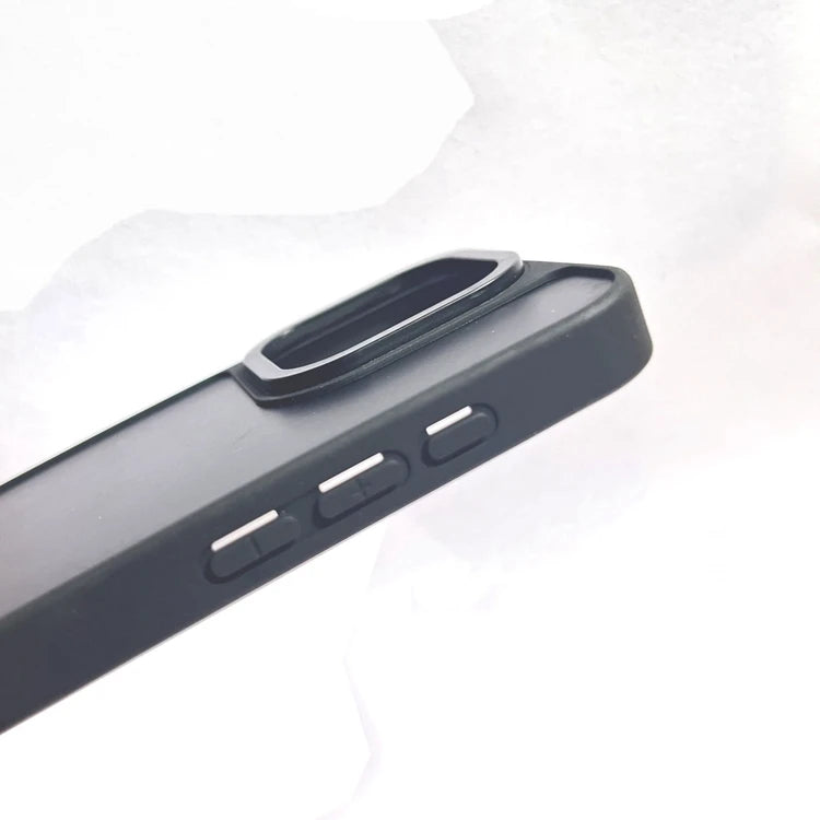 Back Grooved TPU PC Phone Case for iPhone