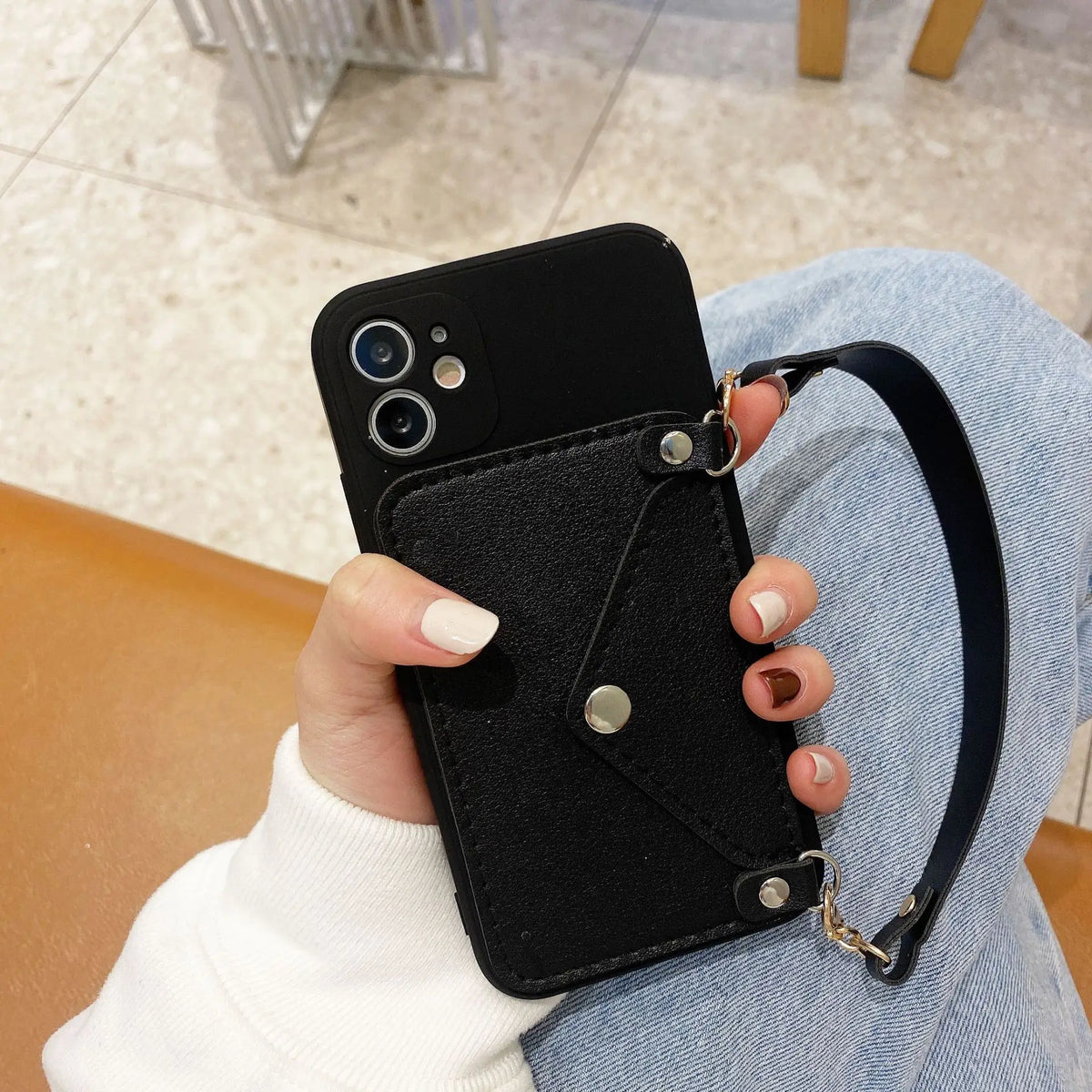 Wallet Function TPU Phone Case for iPhone