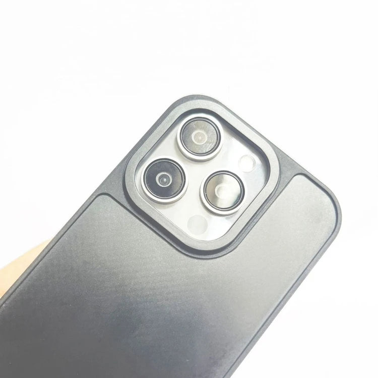 Back Grooved TPU PC Phone Case for iPhone