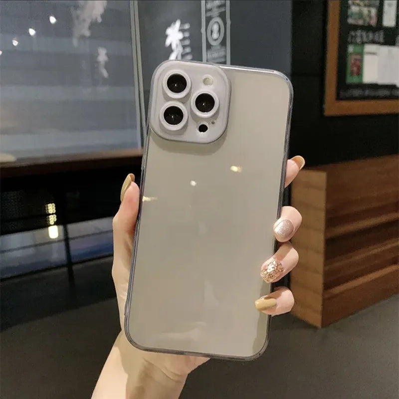 Anti-Fall Clear TPU Shockproof Phone Case for iPhone