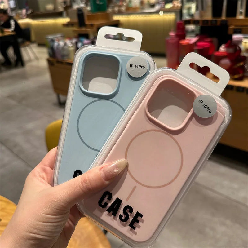 Liquid Silicone Magnetic Case iphone 15 Promax with Real Velvet Microfiber Lining for iPhone 17 16 15 14 13 Pro Max Plus
