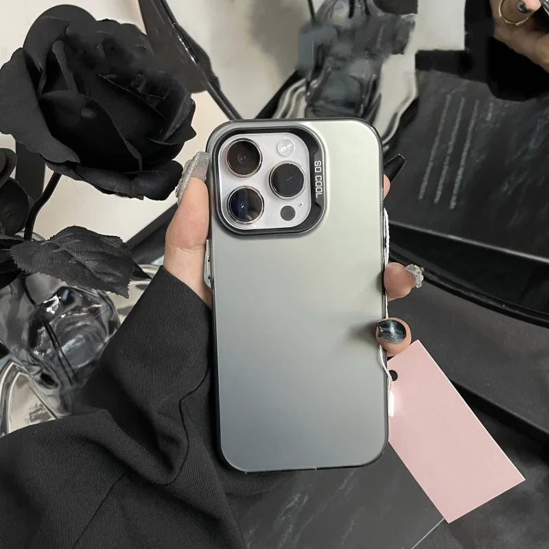 Electroplated IMD Shockproof Phone Case for iPhone