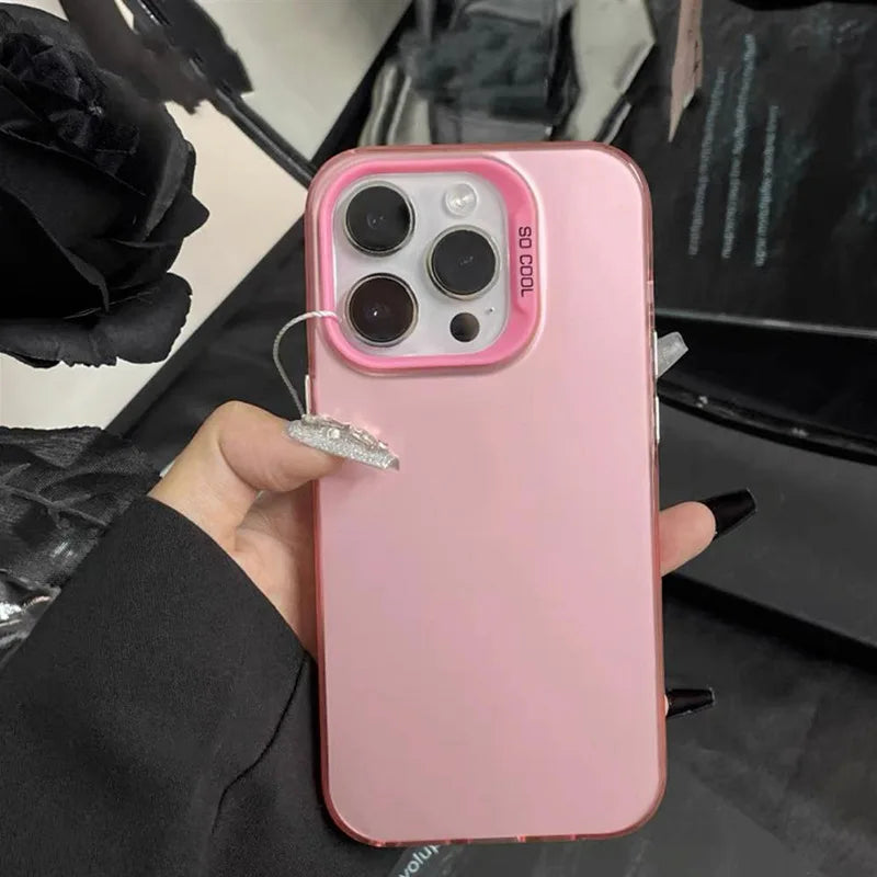 Electroplated IMD Shockproof Phone Case for iPhone