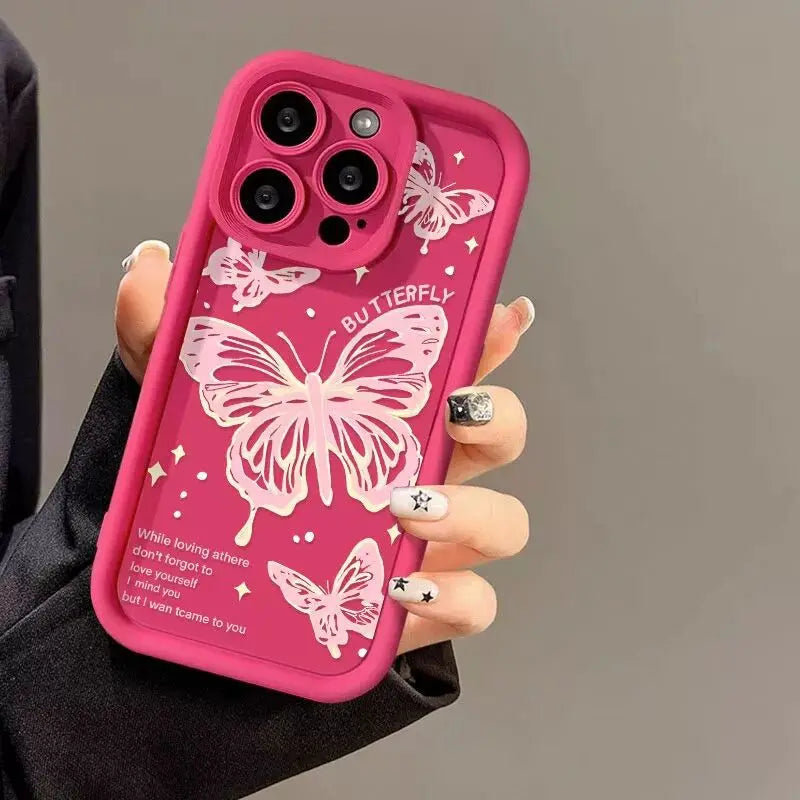 Luxury Butterfly Shockproof Phone Case for iPhone