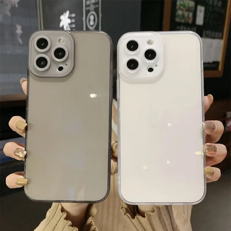 Anti-Fall Clear TPU Shockproof Phone Case for iPhone