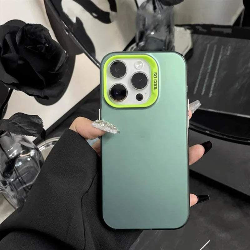 Electroplated IMD Shockproof Phone Case for iPhone