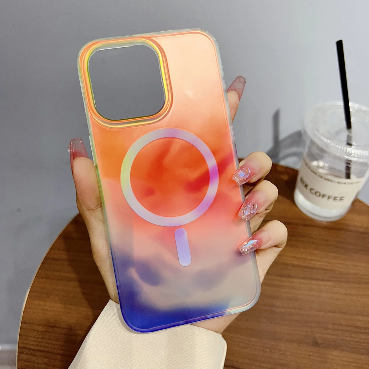 Magnetic Anti-Drop Hard PC Protective Phone Case for iPhone