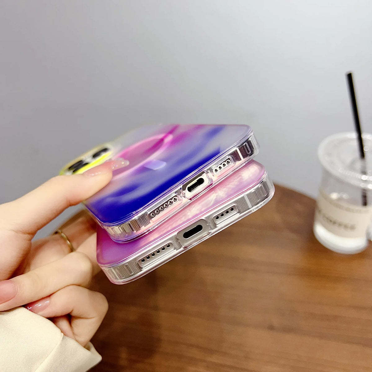 Magnetic Anti-Drop Hard PC Protective Phone Case for iPhone