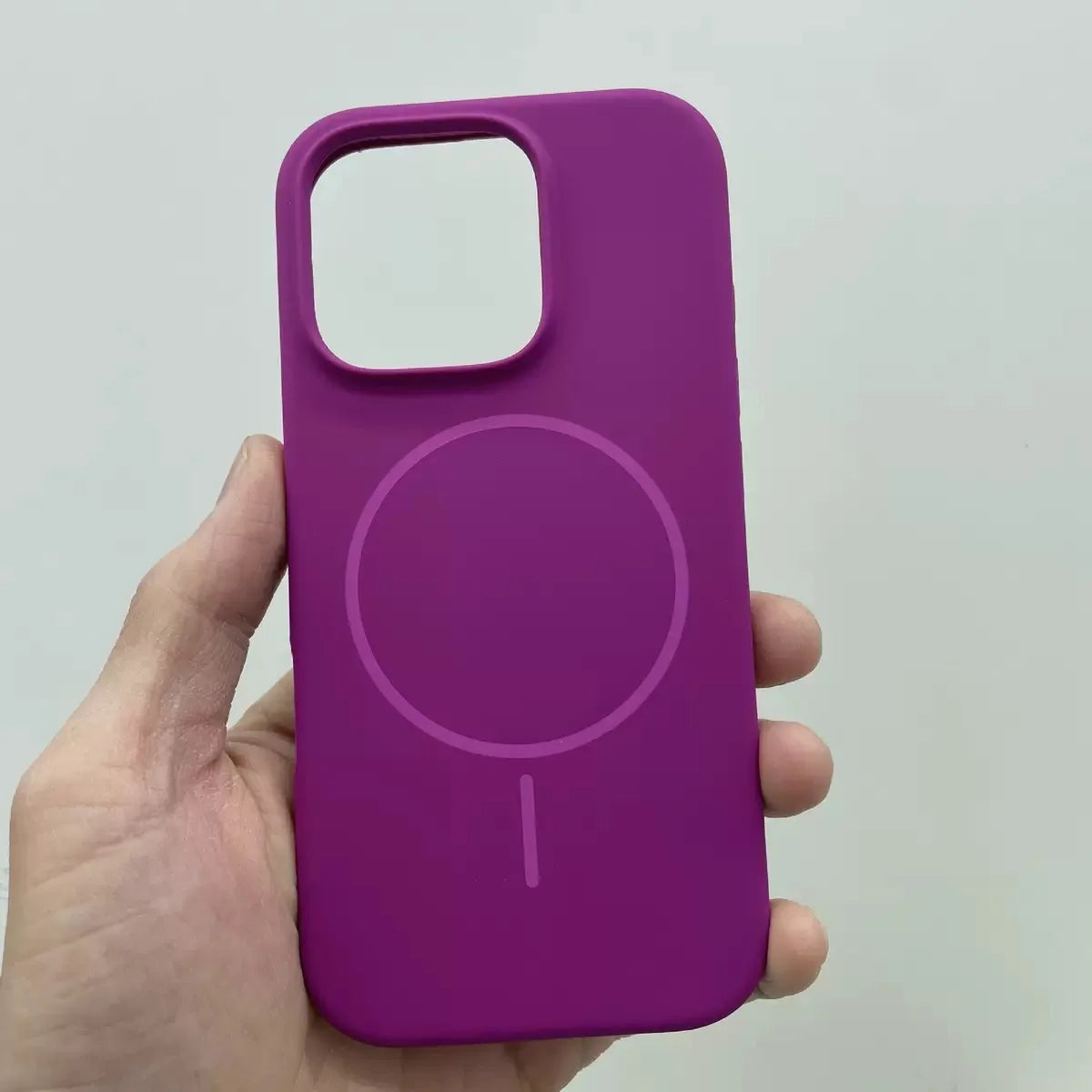 Liquid Silicone Magnetic Case iphone 15 Promax with Real Velvet Microfiber Lining for iPhone 17 16 15 14 13 Pro Max Plus
