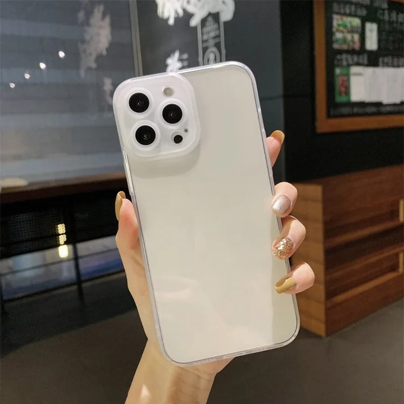 Anti-Fall Clear TPU Shockproof Phone Case for iPhone