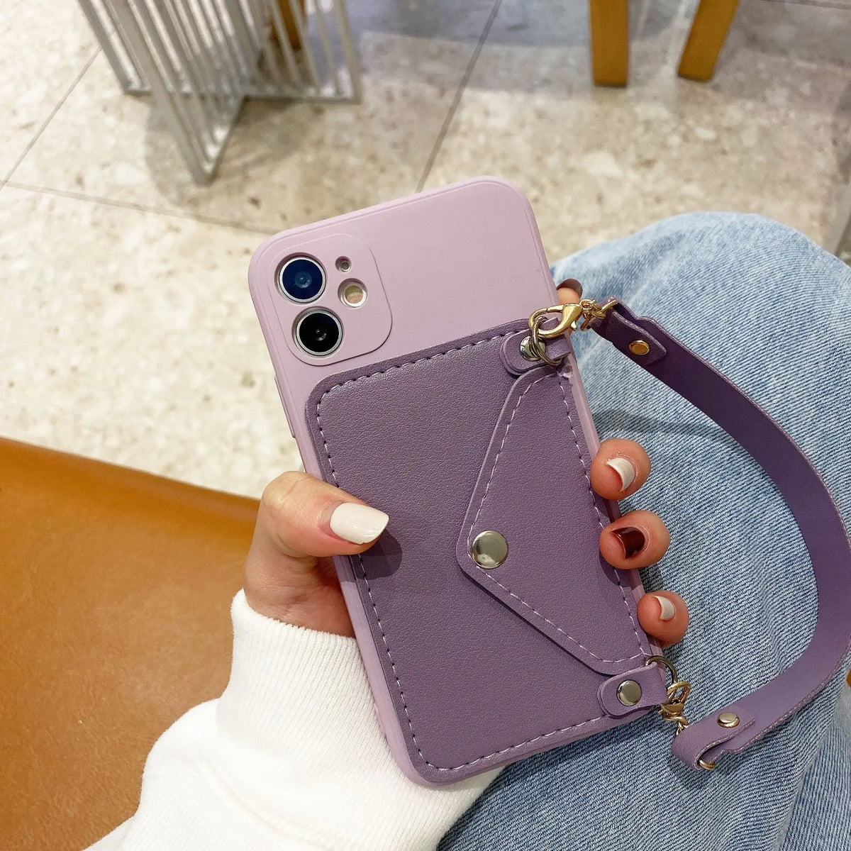 Wallet Function TPU Phone Case for iPhone